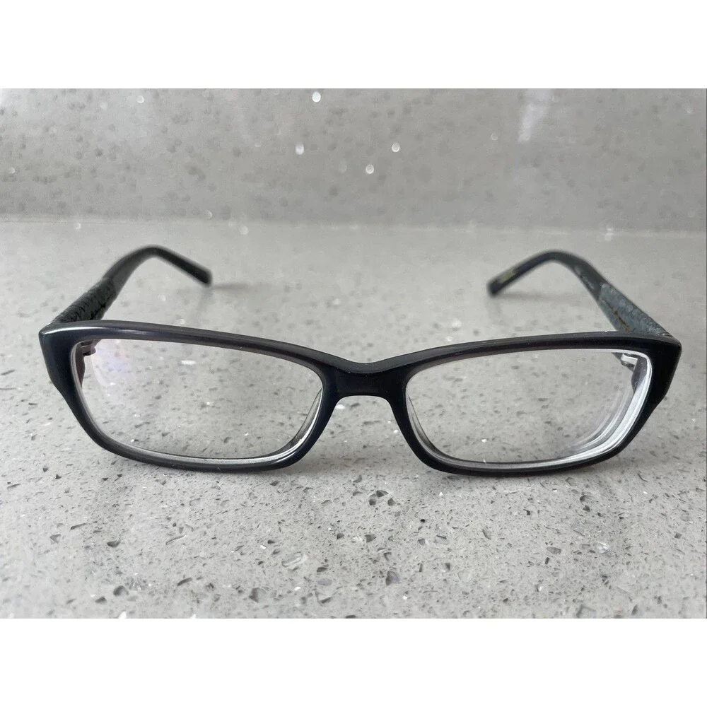 NICOLE MILLER Collection Eyeglasses FRAMES ONLY 53-16-135 Pewter Under Wraps
